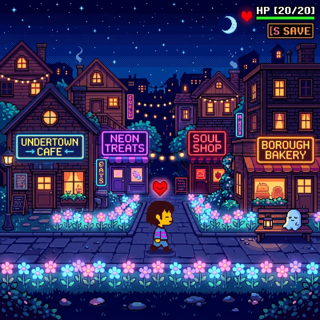 Neon Borough Pixel Hero
